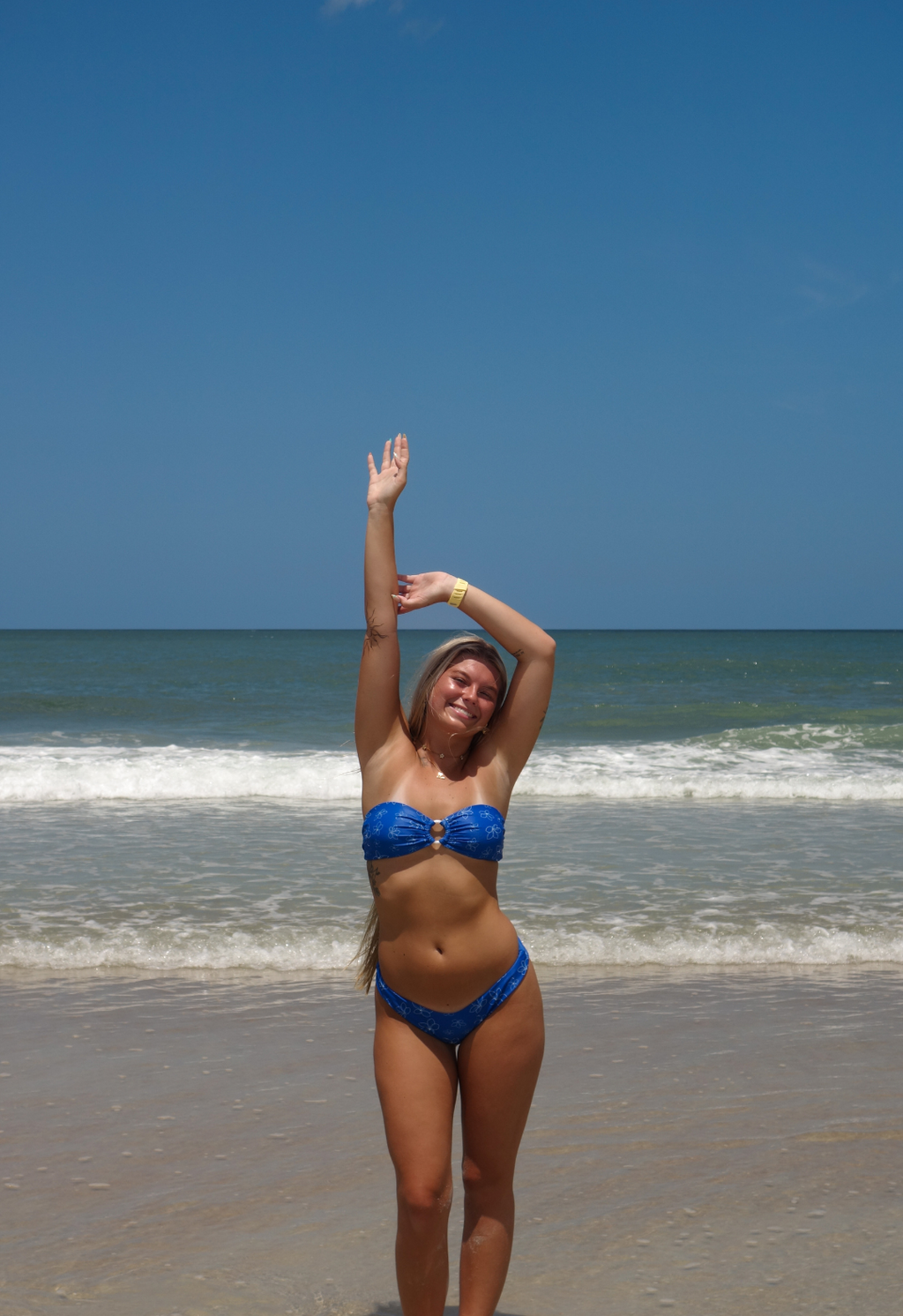 Pacific Plumeria Bandeau Set