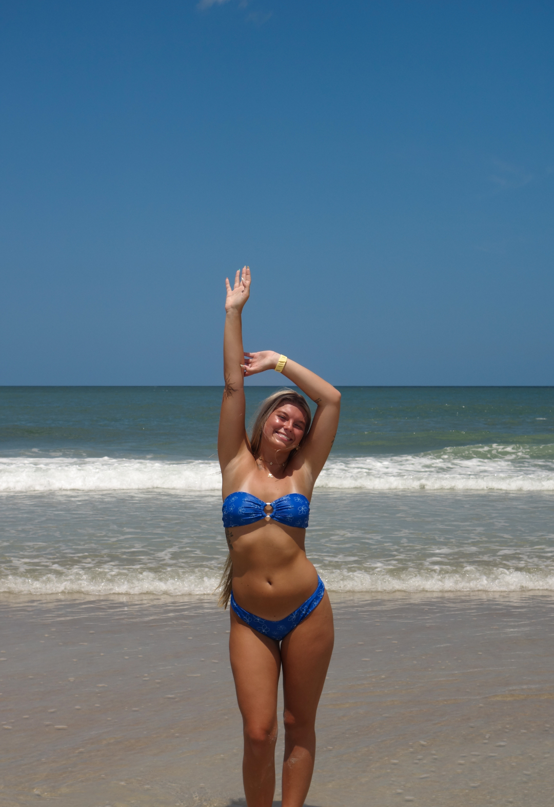 Pacific Plumeria Bandeau Set