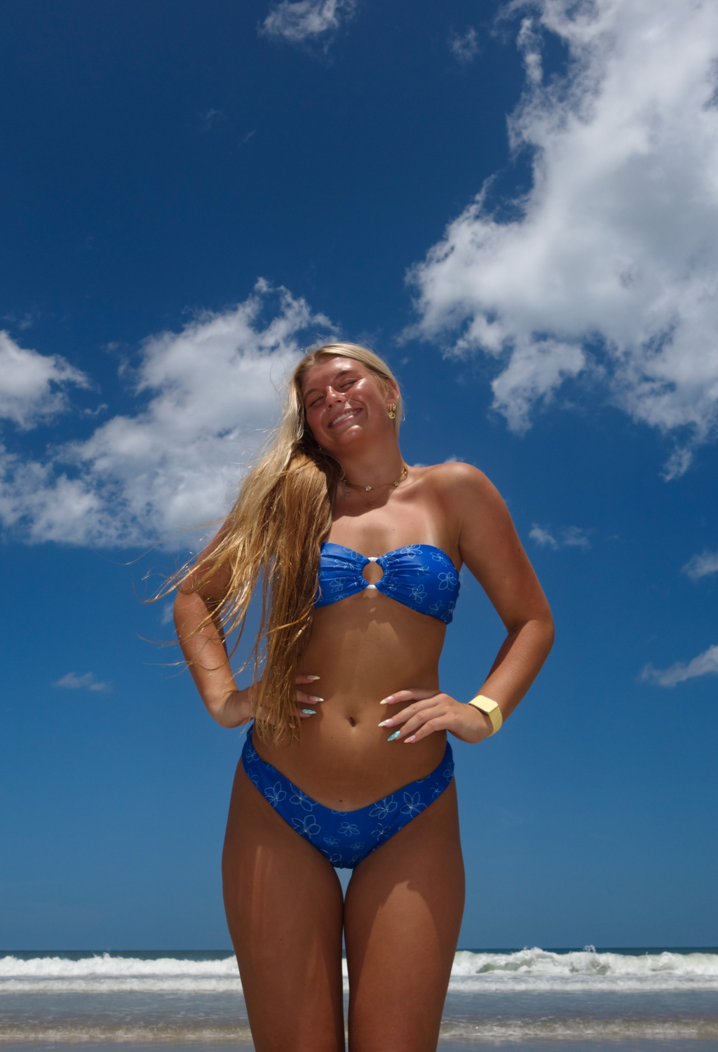 Pacific Plumeria Bandeau Set