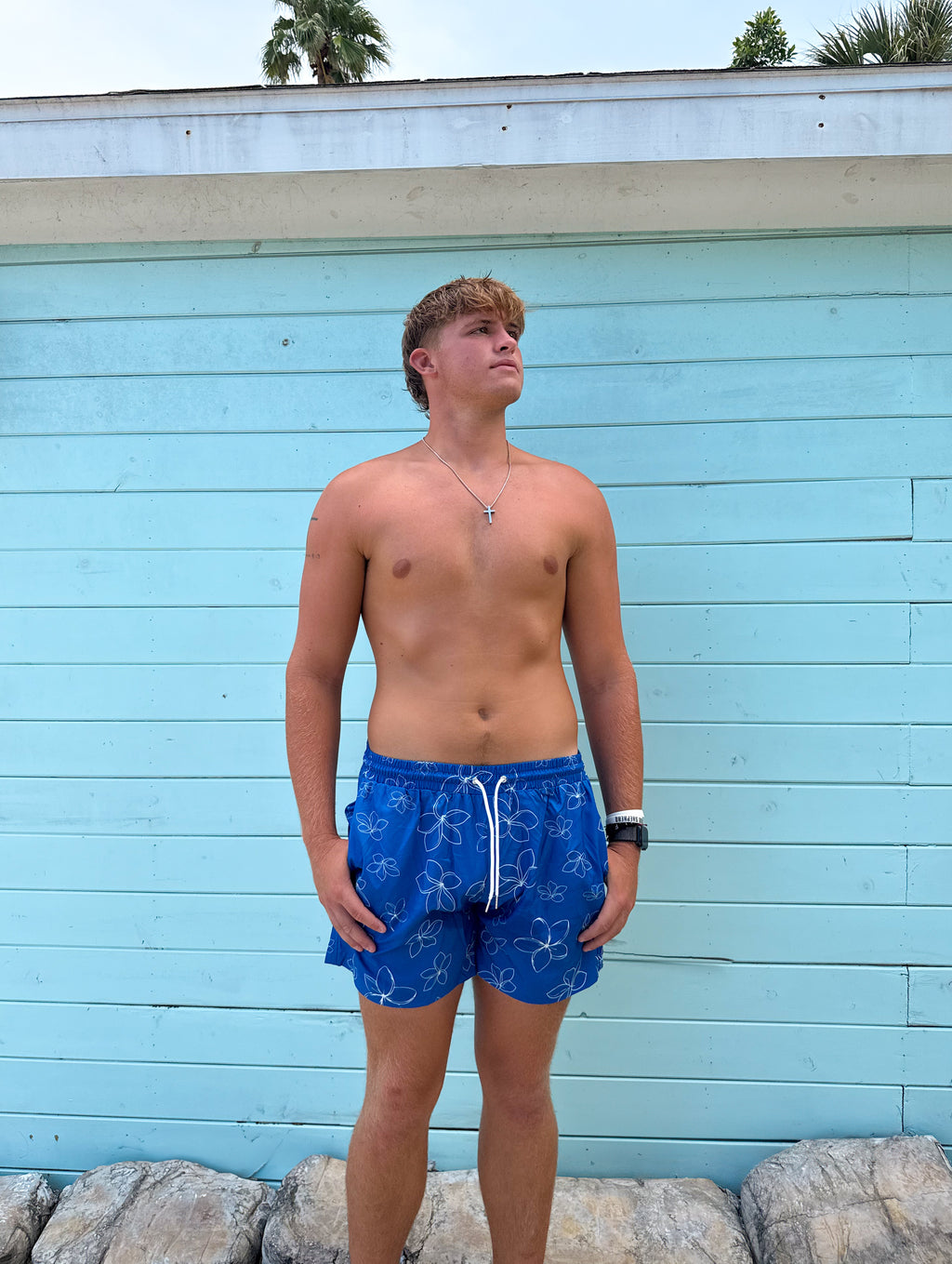 Pacific Plumeria Boardshort