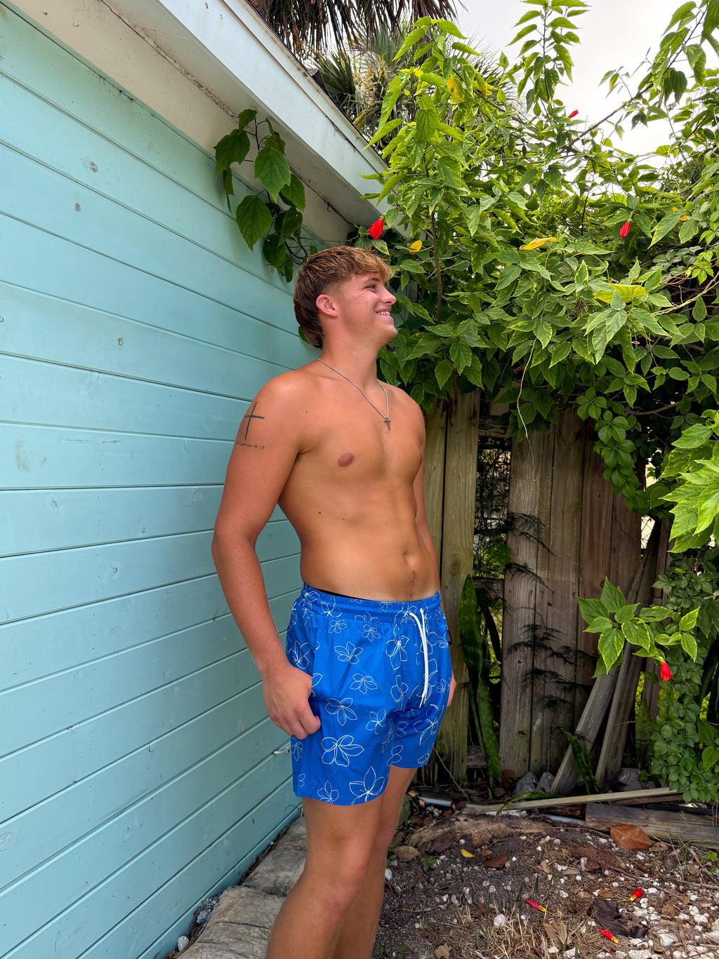 Pacific Plumeria Boardshort