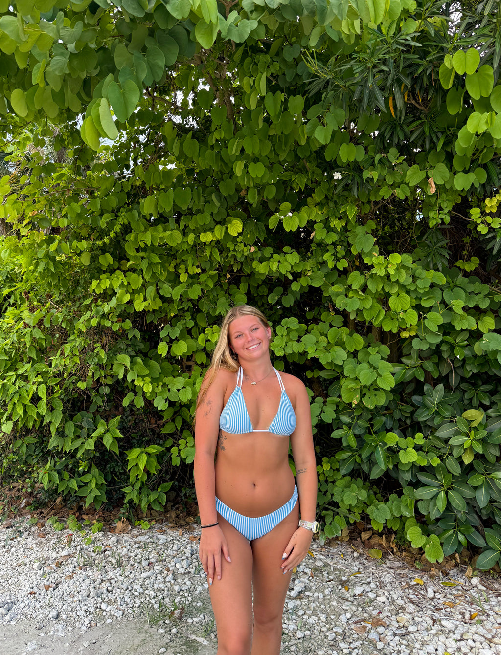 Meet Me In Greece Reversible Triangle Top